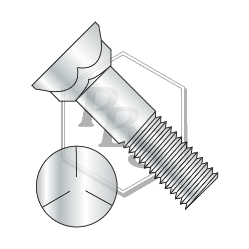 3/8-16X1 GR 5 PLOW BOLT PLAIN