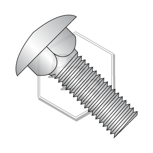 10-24X1/2 CARRIAGE BOLT SS